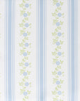 Hamptelle Hisbucs Stripes, Blue And White Outdoor Fabric By The Yard 57", Baby Blue