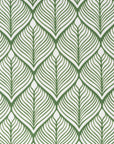 Konalie Geometric Leafs, Indoor/Outdoor Fabric By The Yard 57", Green