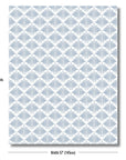Sanpalo Palm Leaves, Indoor/Outdoor Fabric By The Yard 57", Baby Blue