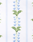 Newvalis Lily of the Valley, Indoor/Outdoor Fabric By The Yard 57", Baby Blue/Green