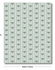 Newvalis Lily of the Valley, Indoor/Outdoor Fabric By The Yard 57", White/Green