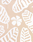 Corolla Palm Leaves, Indoor/Outdoor Fabric By The Yard 57", Sand Beige