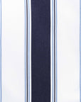 Seabourne Harbor Stripes, Outdoor Performance Fabric By The Yard 57", Indigo/Azure Blue