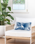 navy blue outdoor pillows