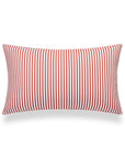 striped lumbar pillow