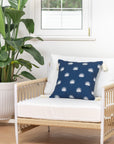 navy blue outdoor pillows