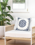 navy blue outdoor pillows