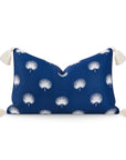 navy lumbar pillow