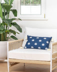 navy blue outdoor pillows