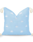 blue pillow cover