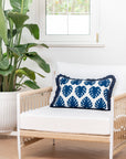 navy blue outdoor pillows