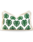 monstera pillow cover