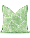 green throw pillow cover