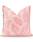 pink throw pillow cover