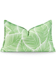palm leaf pillow cover