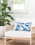 navy blue outdoor pillows