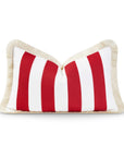 red stripe pillow
