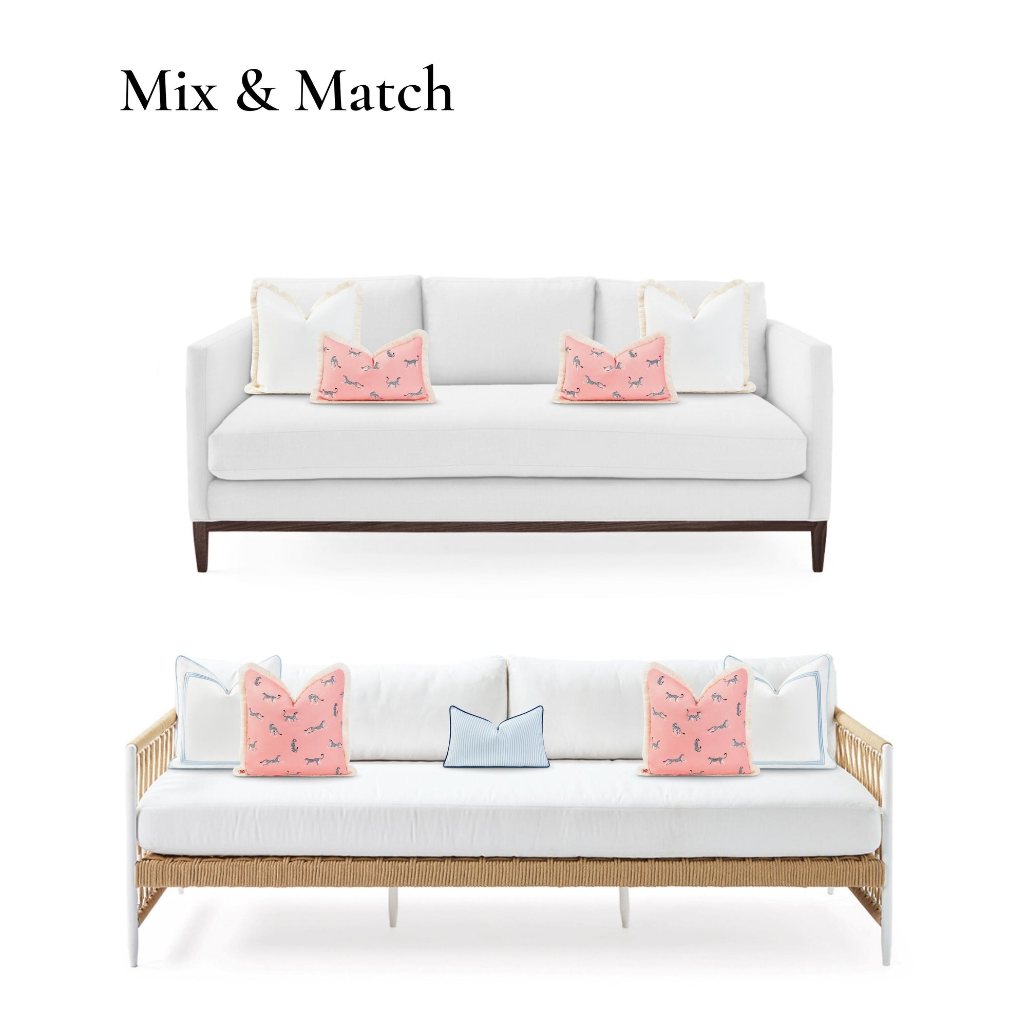 beachy outdoor pillows