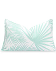Outdoor lumbar pillow cover