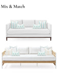 Coastal outdoor pillow cover