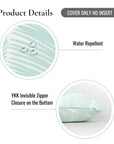 Coastal outdoor pillow cover