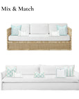 Waterproof outdoor pillow cover