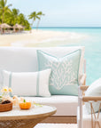 Lumbar outdoor pillow cover