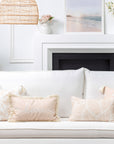 Water-resistant outdoor pillow cover