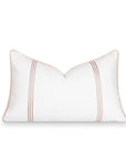 Outdoor lumbar pillow cover
