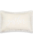 Weather-resistant outdoor pillow cover