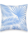 Blue outdoor pillow cover
