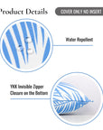 Weather-resistant outdoor pillow cover