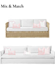 Blush pink pillow cover