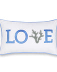 Cornflower blue pillow cover