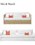 outdoor pillow covers rust orange
