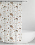 sea turtle shower curtain