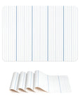 light blue placemats