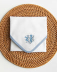 white cloth napkins