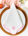 Embroidered napkins
