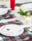 Embroidered napkins