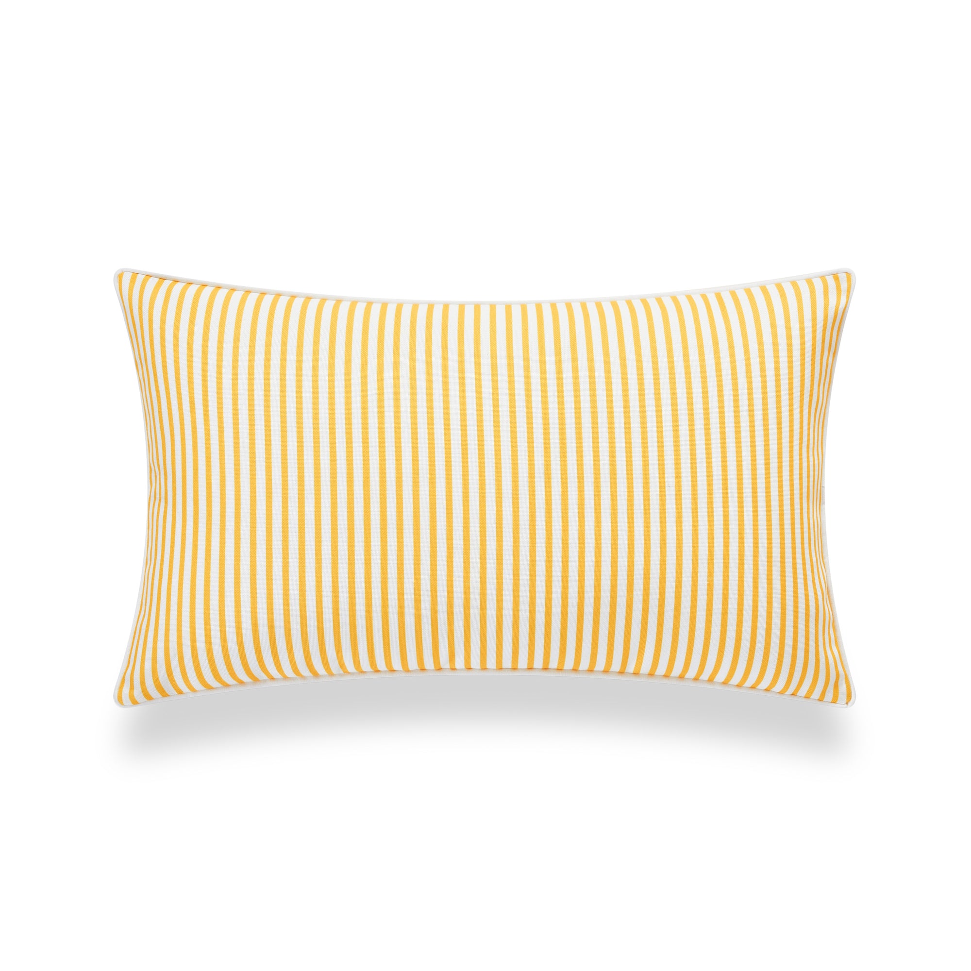 striped lumbar pillow