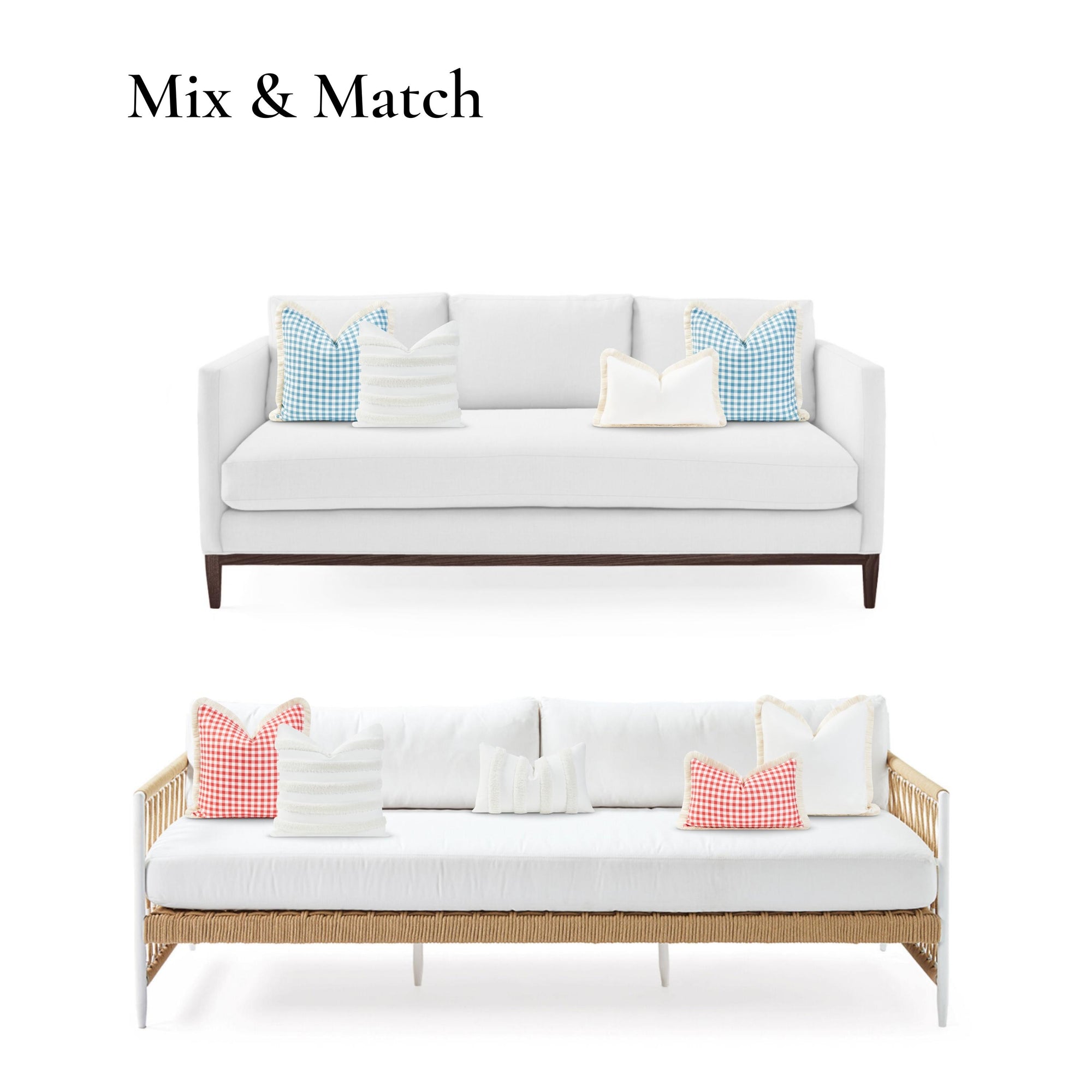striped outdoor pillows