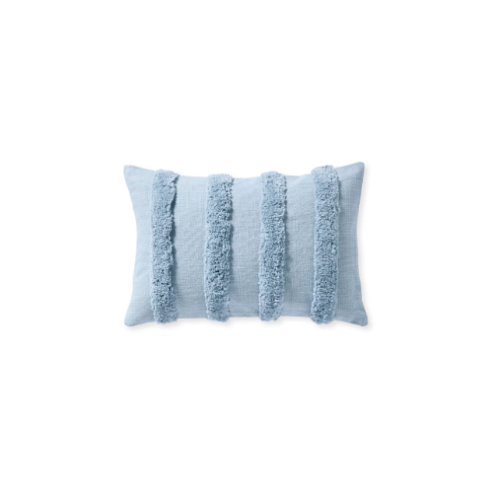 striped lumbar pillow