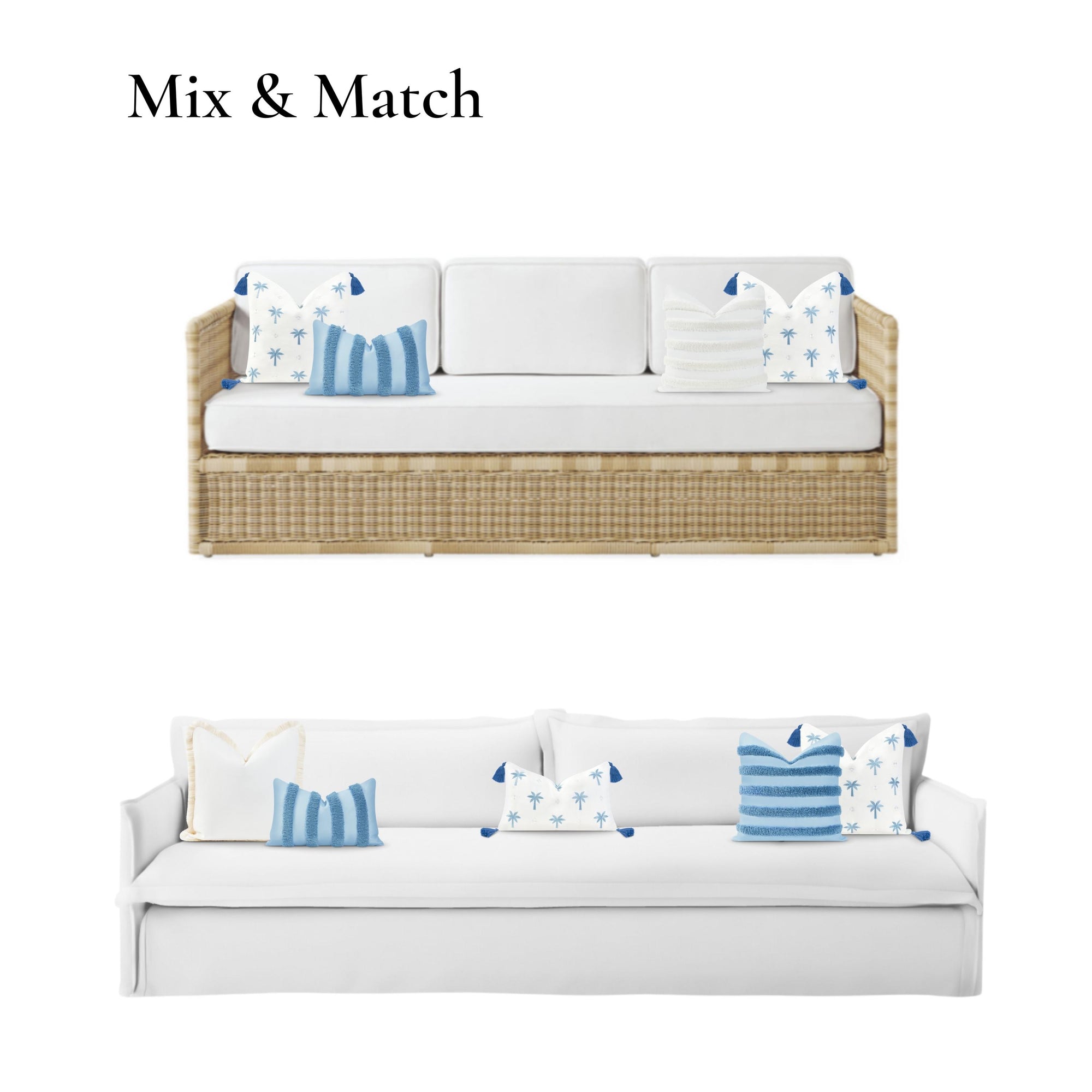 navy blue outdoor pillows