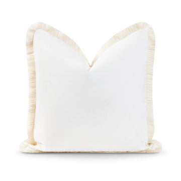 fringe pillow cover