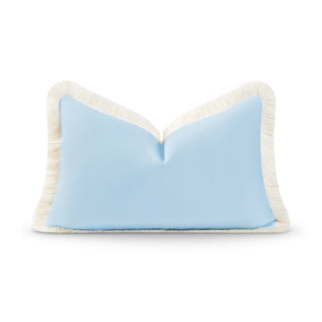 blue outdoor pillow cover
