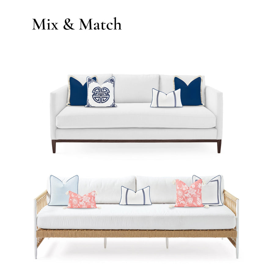 navy blue outdoor pillows