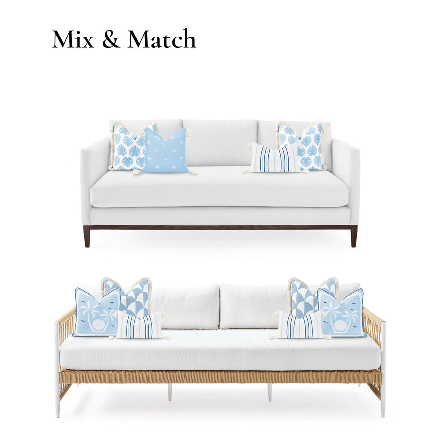 navy blue outdoor pillows
