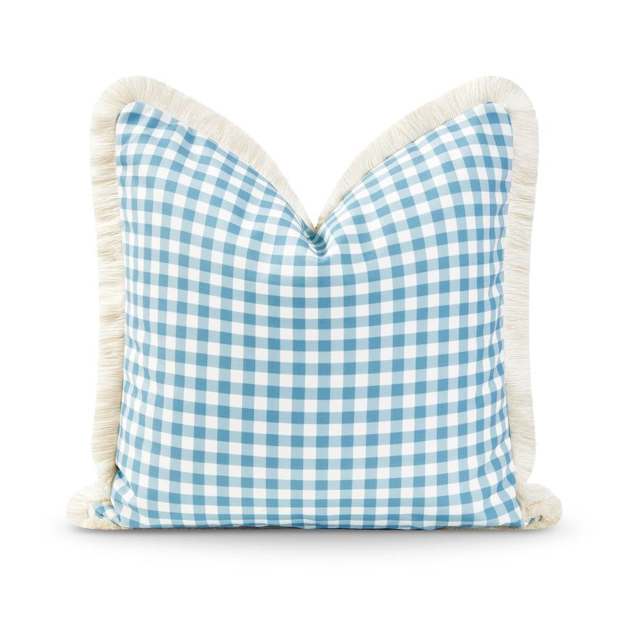 gingham pillow cover