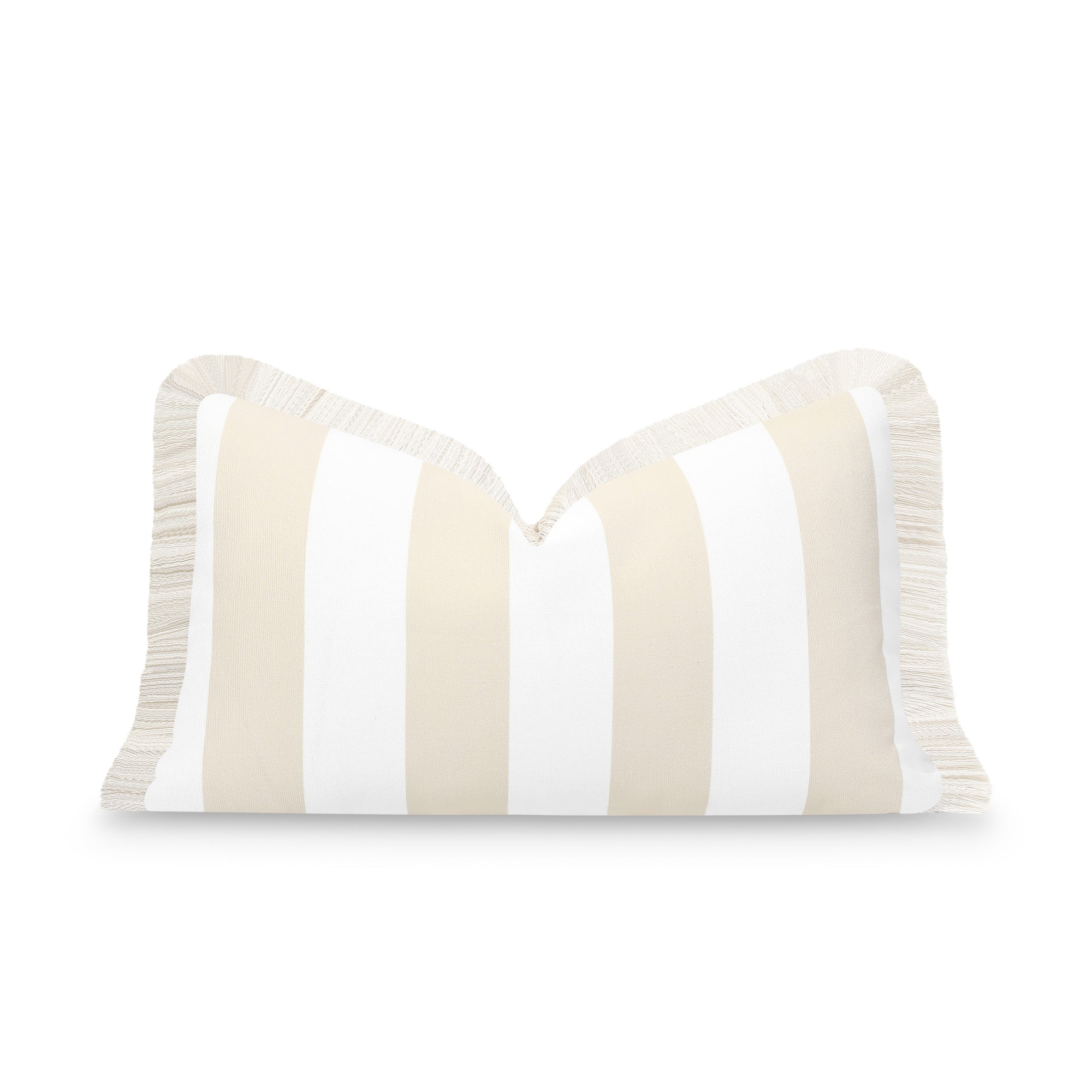 Outdoor lumbar pillow cover